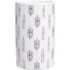 New Gifi Gobelet céramique céramique blanc et noir motif trait Ø6xH10,5cm