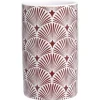 Discount Gifi Gobelet céramique vague japonaise blanc et rouge Ø6xH10,5cm