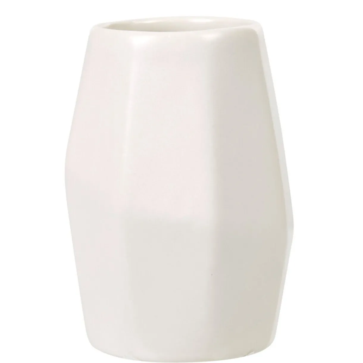 Sale Gifi Gobelet de salle de bain forme diamant blanc