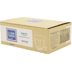 Gobelet embossé en verre 24 cl x6^Gifi New