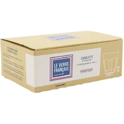 Gobelet embossé en verre 24 cl x6^Gifi New