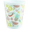 Gobelet en plastique décor fruits exotiques^Gifi Hot