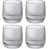Gobelet en verre argenté x4^Gifi Sale