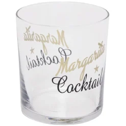 Gobelet en verre transparent avec inscription 34,5 cl x3^Gifi