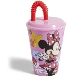 Gobelet enfant avec paille Minnie Mouse Ø9xH16,3cm^Gifi Clearance