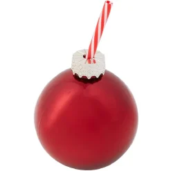 Gobelet paille boule de noël, 3 coloris^Gifi Discount