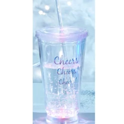 Gobelet paille fond lumineux^Gifi Sale