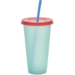 Gobelet paille plastique^Gifi Online