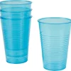 Gobelet plastique bleu x4^Gifi New