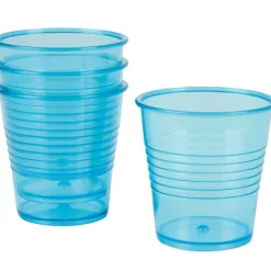 Gobelet plastique bleu x4^Gifi New