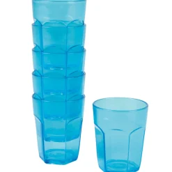 Gobelet plastique bleu x6^Gifi Online