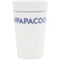 Gobelet plastique inscription #PAPACOOL 33cl^Gifi Online