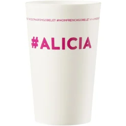 Gobelet plastique prénom #ALICIA 33cl^Gifi Discount