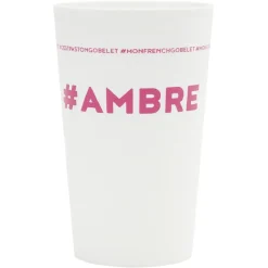 Gobelet plastique prénom #AMBRE 33cl^Gifi Online