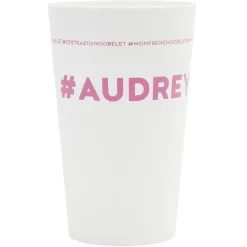 Gobelet plastique prénom #AUDREY 33cl^Gifi