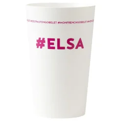 Gobelet plastique prénom #ELSA 33 cl^Gifi Hot