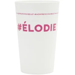 Gobelet plastique prénom #ÉLODIE 33cl^Gifi