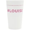 Gobelet plastique prénom #LOUISE 33cl^Gifi New