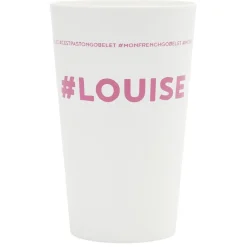Gobelet plastique prénom #LOUISE 33cl^Gifi New