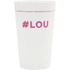 Gobelet plastique prénom #LOU 33cl^Gifi Outlet