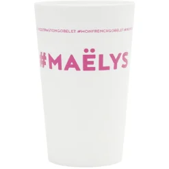 Gobelet plastique prénom #MAËLYS 33cl^Gifi