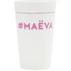 Gobelet plastique prénom #MAËVA 33cl^Gifi Outlet
