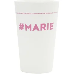 Gobelet plastique prénom #MARIE 33cl^Gifi