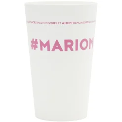 Gobelet plastique prénom #MARION 33cl^Gifi New
