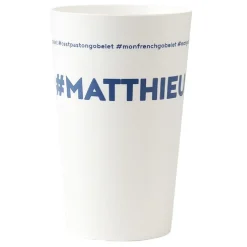 Gobelet plastique prénom #MATTHIEU 33cl^Gifi