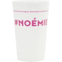 Gobelet plastique prénom #NOÉMIE 33cl^Gifi Online