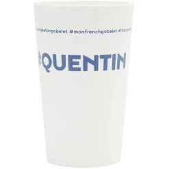 Gobelet plastique prénom #QUENTIN 33cl^Gifi Hot