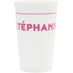 Gobelet plastique prénom #STÉPHANIE 33cl^Gifi