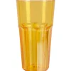 Gobelet plastique rigide orange transparent^Gifi Clearance