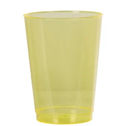 Gobelet plastique uni jaune x 10^Gifi Online