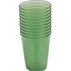 Gobelet plastique uni vert x 10^Gifi Best
