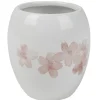 Online Gifi Gobelet salle de bain blanc design fleur cerisier rose