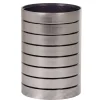 Best Gifi Gobelet salle de bain bronze déco rayure noire