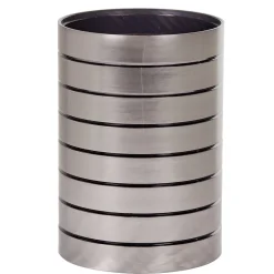 Best Gifi Gobelet salle de bain bronze déco rayure noire