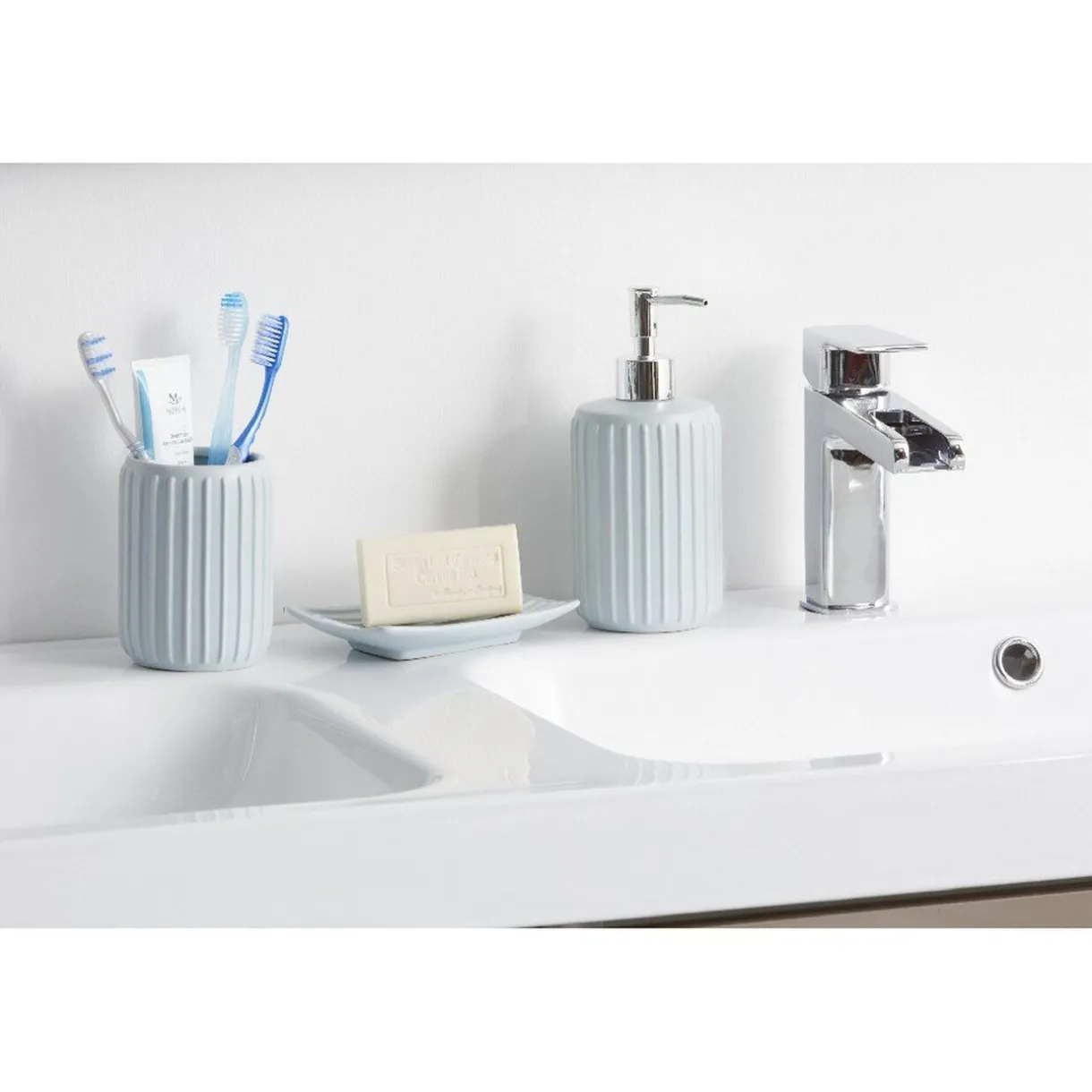 New Gifi Gobelet salle de bain gris design industriel