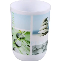 Outlet Gifi Gobelet salle de bain zen