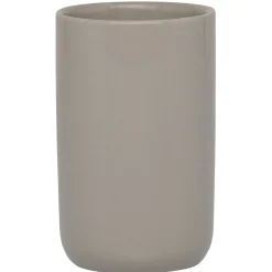 Hot Gifi Gobelet verre à dent céramique uni taupe