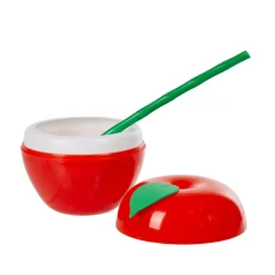 Gourde plastique et paille pomme^Gifi Best
