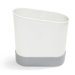 Égouttoir à couverts plastique gris 17,3x17,3xH9,2cm^Gifi Online