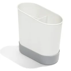 Égouttoir à couverts plastique gris 17,3x17,3xH9,2cm^Gifi Online