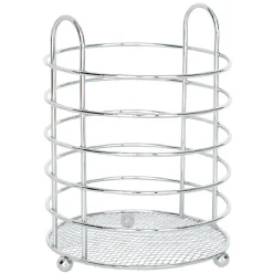 Égouttoir à couverts rond métal chromé^Gifi Online