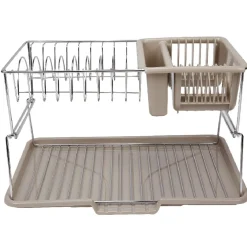 Entretien Du Linge|Gifi Égouttoir 2 en 1 récupérateur d'eau et étagère de cuisine