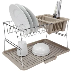 Entretien Du Linge|Gifi Égouttoir 2 en 1 récupérateur d'eau et étagère de cuisine