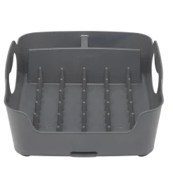 Égouttoir à vaisselle 3 compartiments gris foncé^Gifi Sale