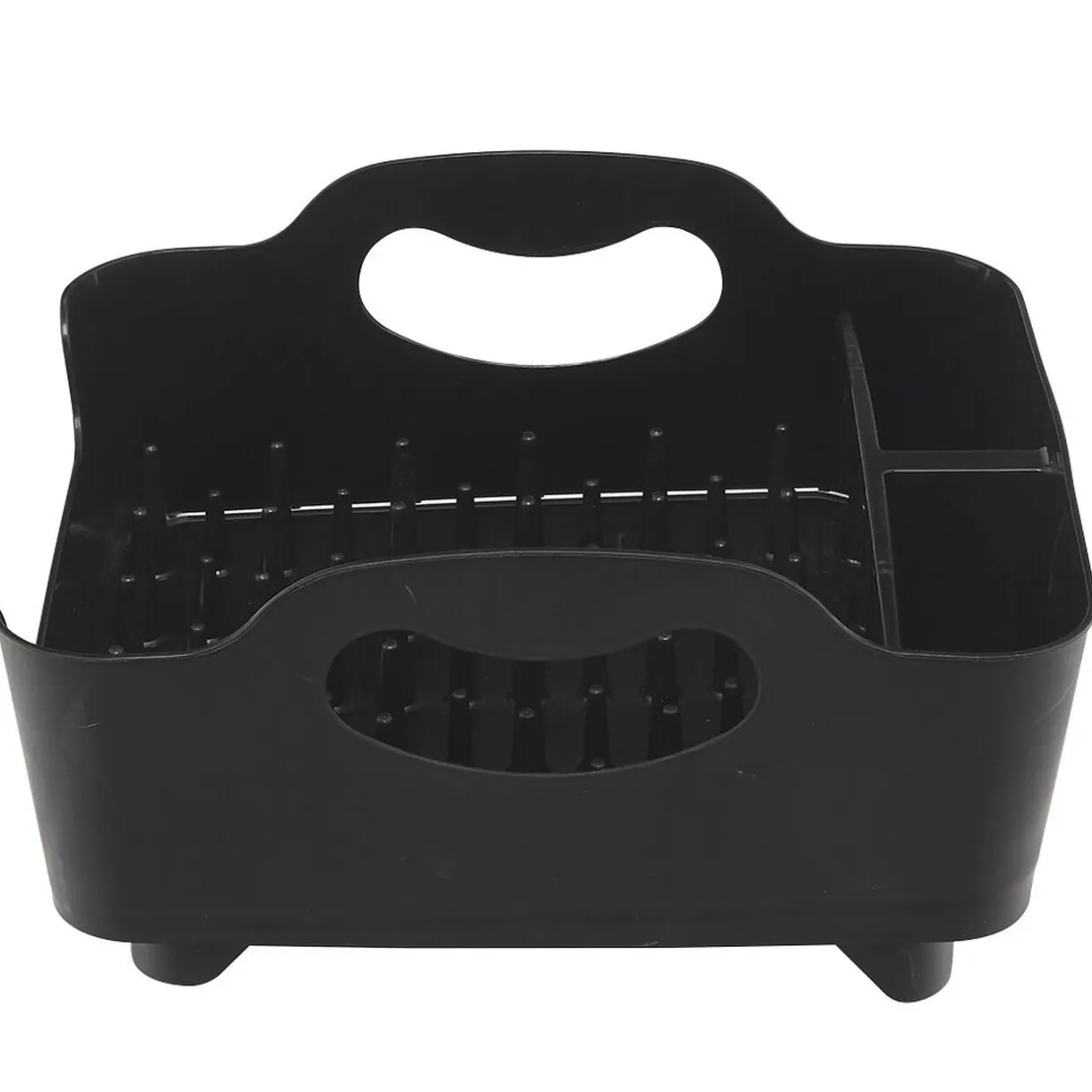 Entretien Du Linge|Gifi Égouttoir à vaisselle 3 compartiments noir