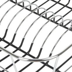 Égouttoir à vaisselle gris et noir^Gifi Discount